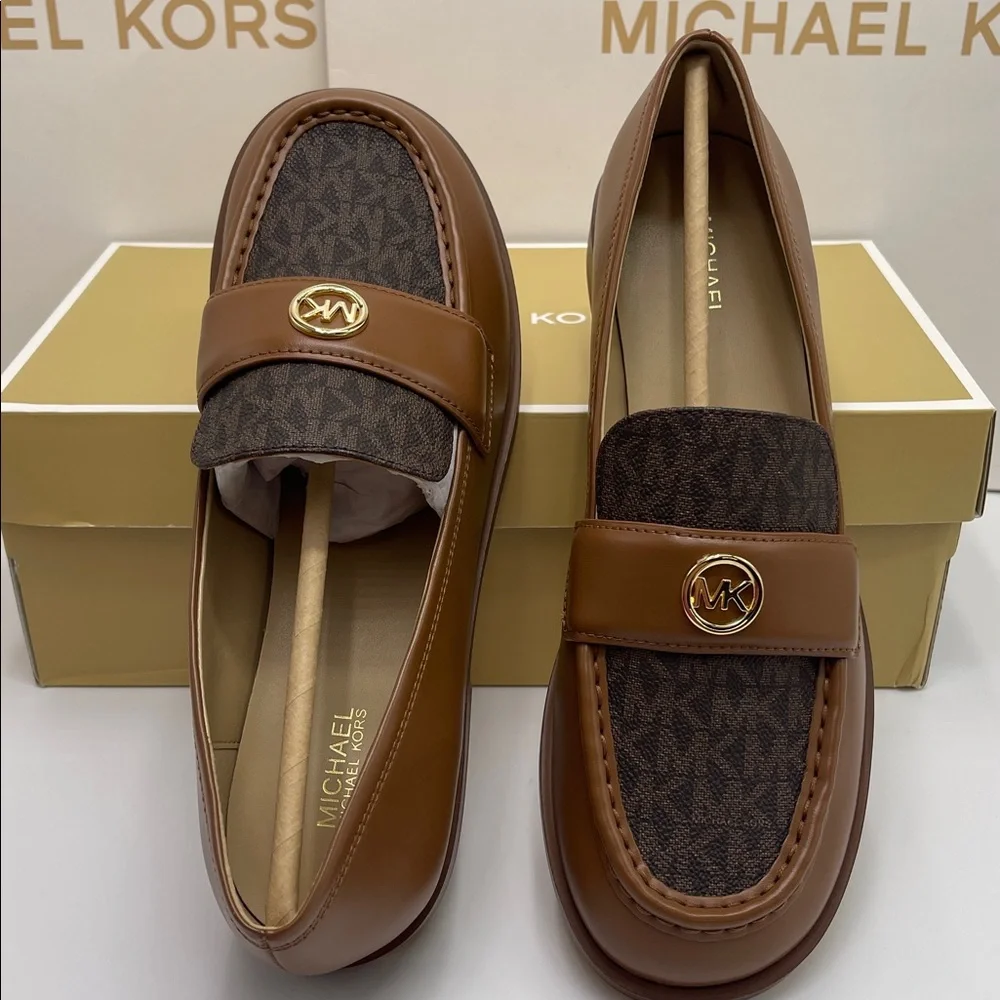 Michael Kors HANNAH LOAFER
FAUX LEATHER
49F5HNFP2L
Brown - Picture 12 of 16